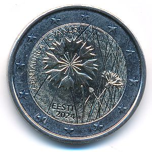 Эстония, 2 евро (2024 г.)