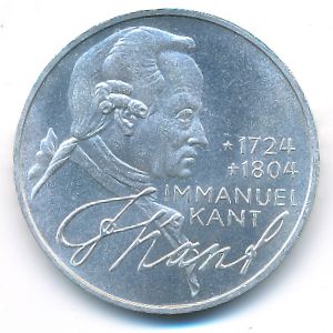 West Germany, 5 mark, 1974