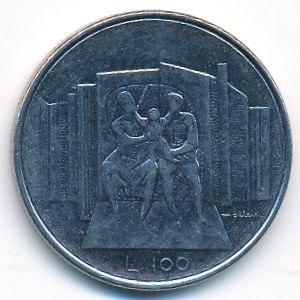 Сан-Марино, 100 лир (1976 г.)