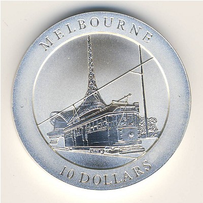 Australia, 10 dollars, 1998