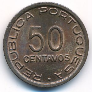 Mozambique, 50 centavos, 1945