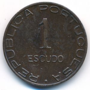 Mozambique, 1 escudo, 1945