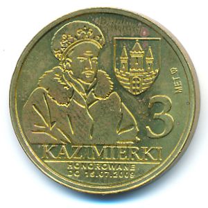 Poland., 3 казимерки, 2009