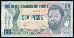 Гвинея-Бисау, 100 песо (1990 г.)