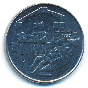 Сан-Марино, 100 лир (1982 г.)