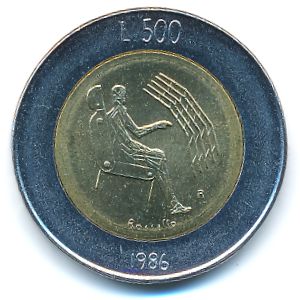 Сан-Марино, 500 лир (1986 г.)