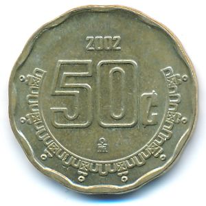 Мексика, 50 сентаво (2002 г.)