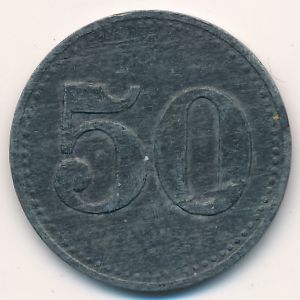 Аусерфелден., 50 геллеров (1915 г.)