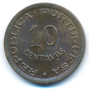 Ангола, 10 сентаво (1949 г.)