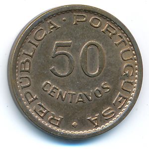 Timor, 50 centavos, 1970