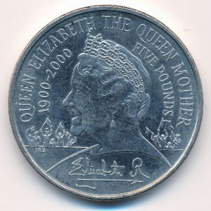 Great Britain, 5 pounds, 2000