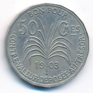 Guadeloupe, 50 centimes, 1903