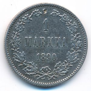 Финляндия, 1 марка (1890 г.)