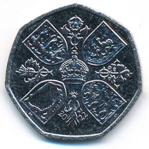 Great Britain, 50 пенсов, 