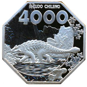 Chilean Antarctic Territory., 4000 escudos, 2024