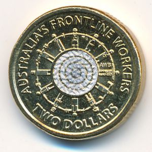 Australia, 2 dollars, 2022