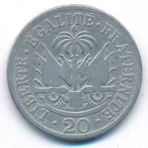 Haiti, 20 centimes, 1907