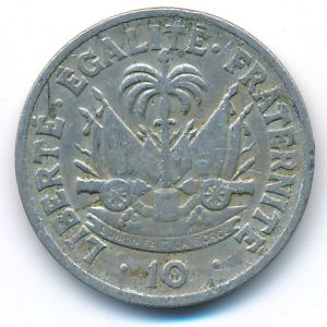 Haiti, 10 centimes, 1949