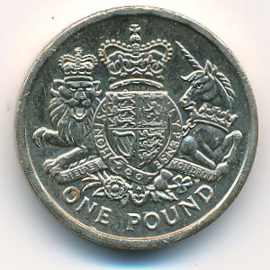 Great Britain, 1 pound, 2015