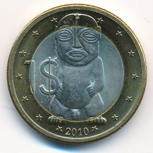 Cook Islands, 1 dollar, 2010