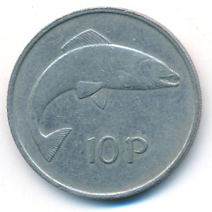 Ирландия, 10 пенсов (1980 г.)