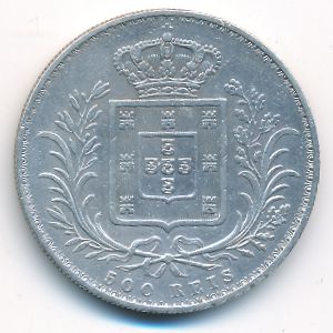 Португалия, 500 рейс (1888 г.)