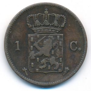 Netherlands, 1 cent, 1876