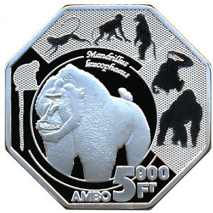 Амбазония., 5000 франков КФА (2023 г.)