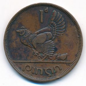 Ireland, 1 penny, 1946