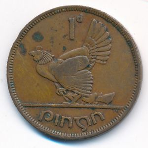 Ireland, 1 penny, 1946