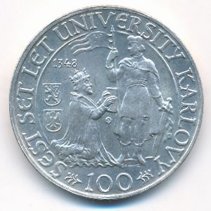 Чехословакия, 100 крон (1948 г.)