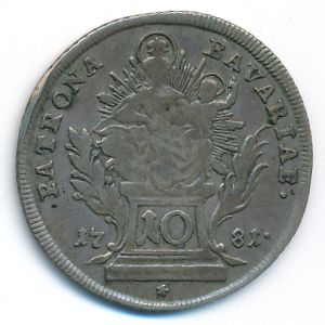 Bavaria, 10 крейцеров, 1781