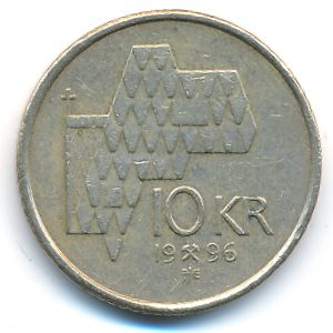 Норвегия, 10 крон (1996 г.)