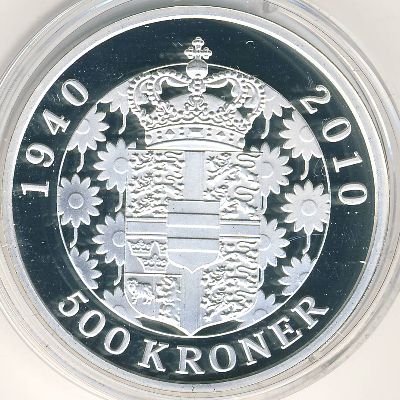 Denmark, 500 kroner, 2010