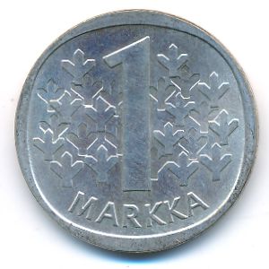 Финляндия, 1 марка (1967 г.)