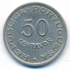 Angola, 50 centavos, 1950