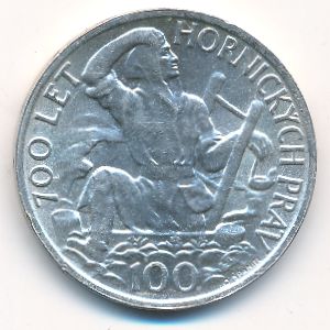 Чехословакия, 100 крон (1949 г.)