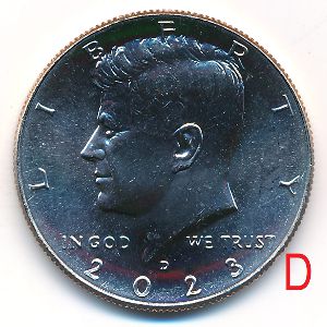 USA, 1/2 dollar, 2023