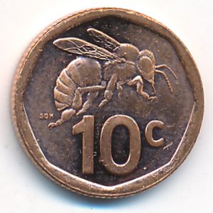 South Africa, 10 cents, 2023