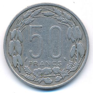 Equatorial African States, 50 francs, 1961