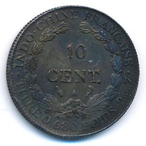 French Indo China, 10 cents, 1930