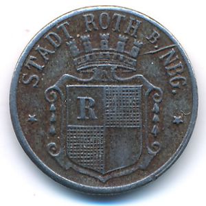 Roth, 5 пфеннигов, 1918