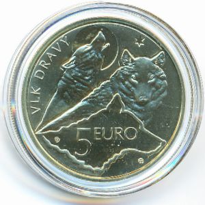 Slovakia, 5 euro, 2021