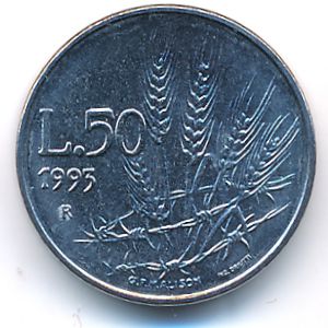 San Marino, 50 lire, 1993