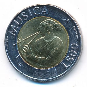 Сан-Марино, 500 лир (1997 г.)