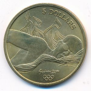 Australia, 5 dollars, 2000