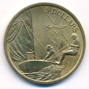 Australia, 5 dollars, 2000