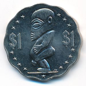 Cook Islands, 1 dollar, 2003