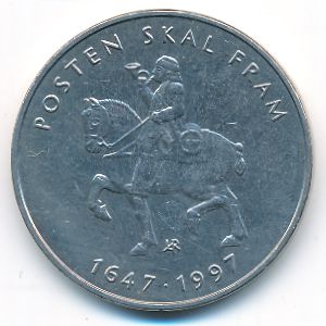 Norway, 5 kroner, 1997