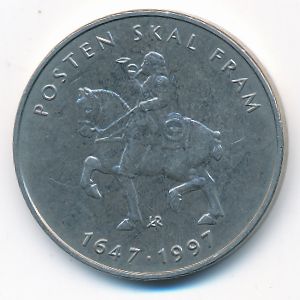 Norway, 5 kroner, 1997